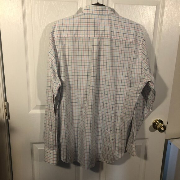 Peter Millar men striped color casual long sleeve shirt, L - Picture 8 of 11